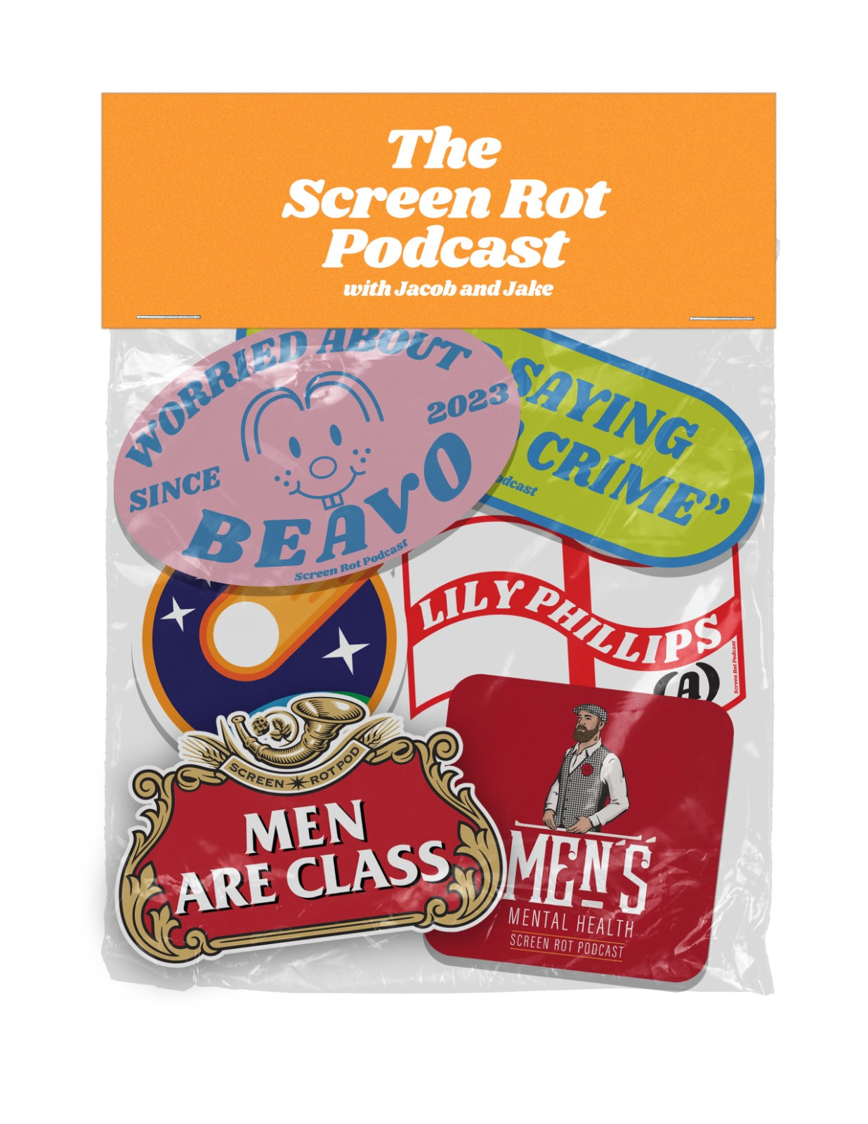 Screen Rot Podcast Sticker Pack